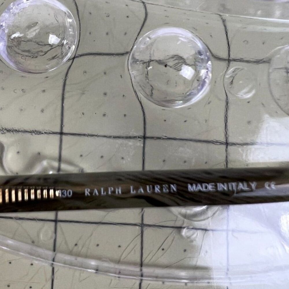 NEW Authentic Ralph Lauren RL 1377 Eyeglass Frames Green Marble Italy 130mm - Picture 2 of 3